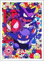 Death NYC Ltd Ed Pop Art Druck " Murakami Gengar Pokémon`s